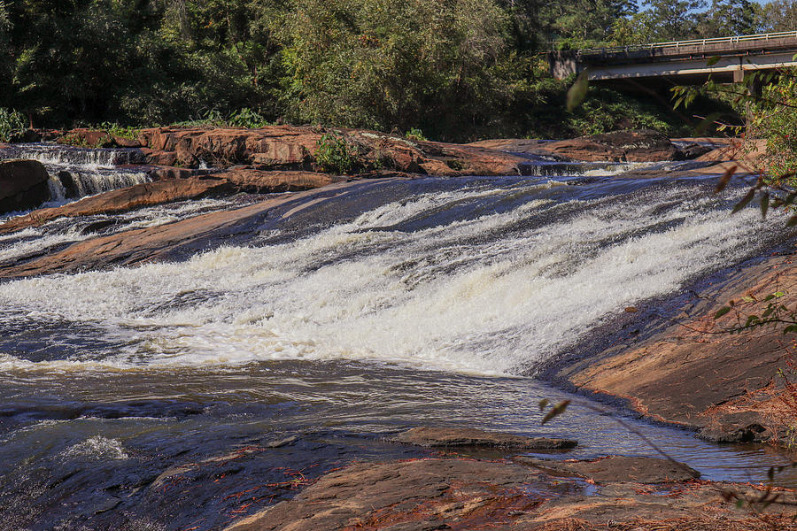 Towaliga River Rapidly  Photograph by Ed Williams