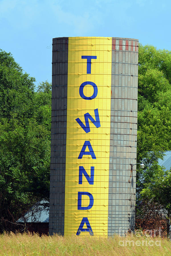 Towanda Silo Photograph by Audie Thornburg Fine Art America