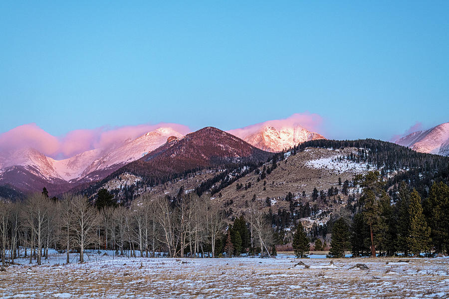 Toward Mount Chapin in Winter Photograph by Douglas Wielfaert