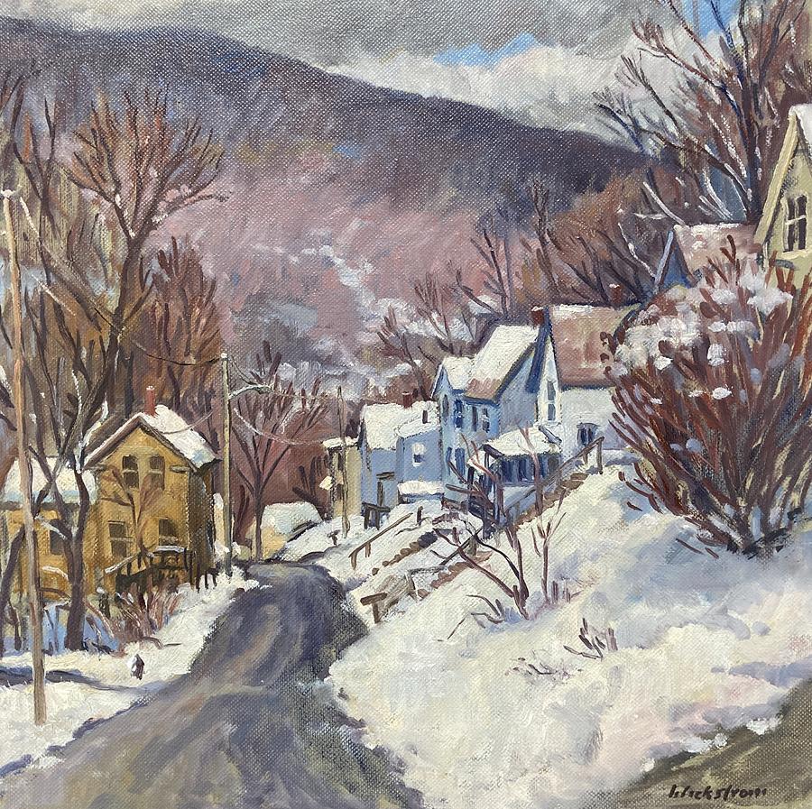 Winter Landscape / Toward Vermont  Painting by Thor Wickstrom