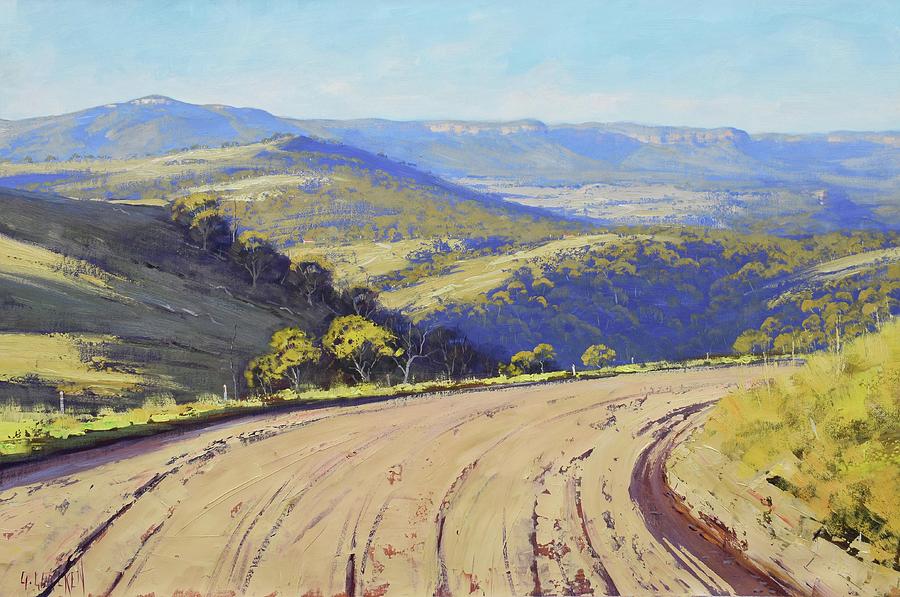 Towards The Blue Mountains Painting