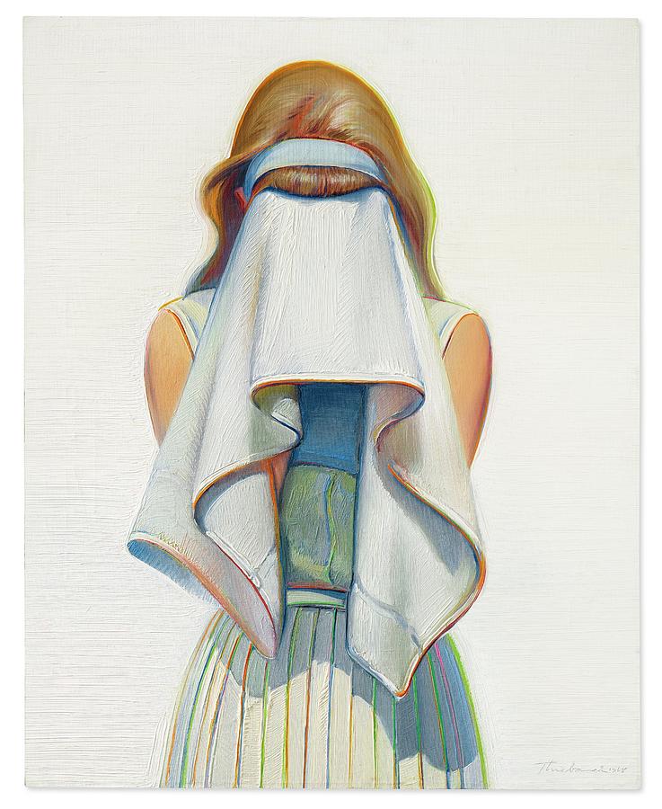 Toweling Off - 1968 Painting by Wayne Thiebaud