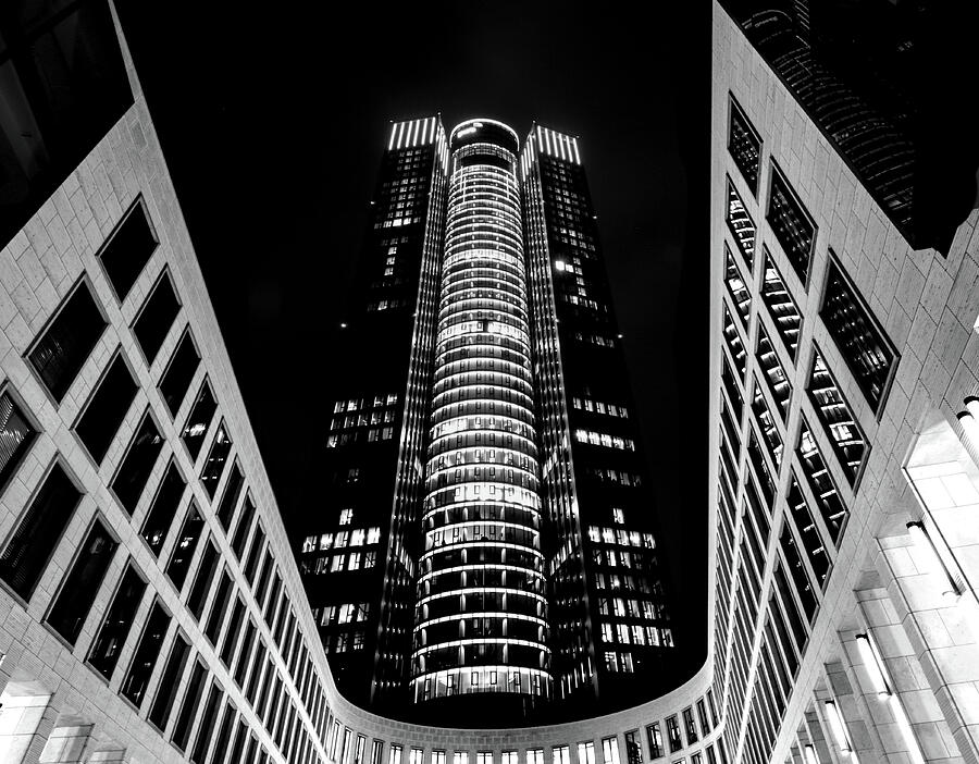 Tower 185 in Black and White Photograph by Norma Brandsberg