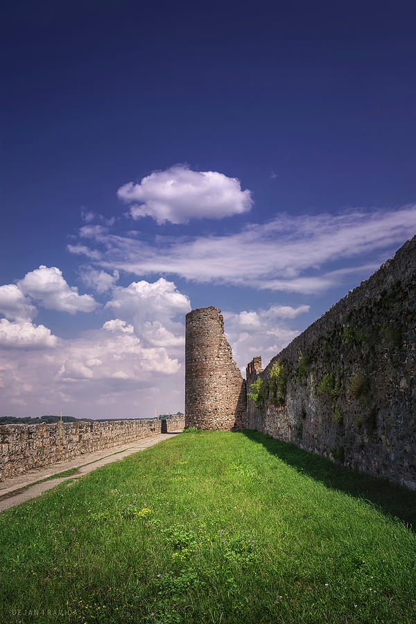Tower and walls of the Smederevo medieval fortress in Serbia Photograph by Dejan Travica Tower and walls of the Smederevo medieval fortress in Serbia Photograph by Dejan Travica