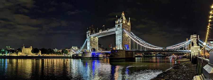 Tower Bridge at Night full Photograph by Weston Westmoreland