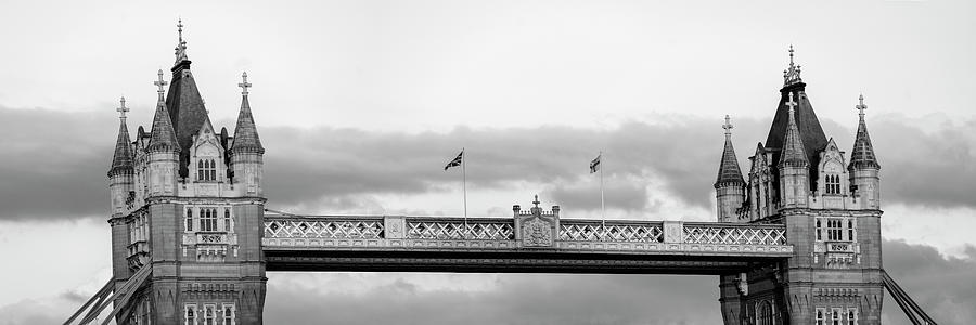 Tower Bridge in London in Black and white Photograph by Sonny Ryse