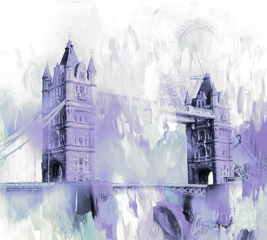 Tower Bridge London 002 Painting