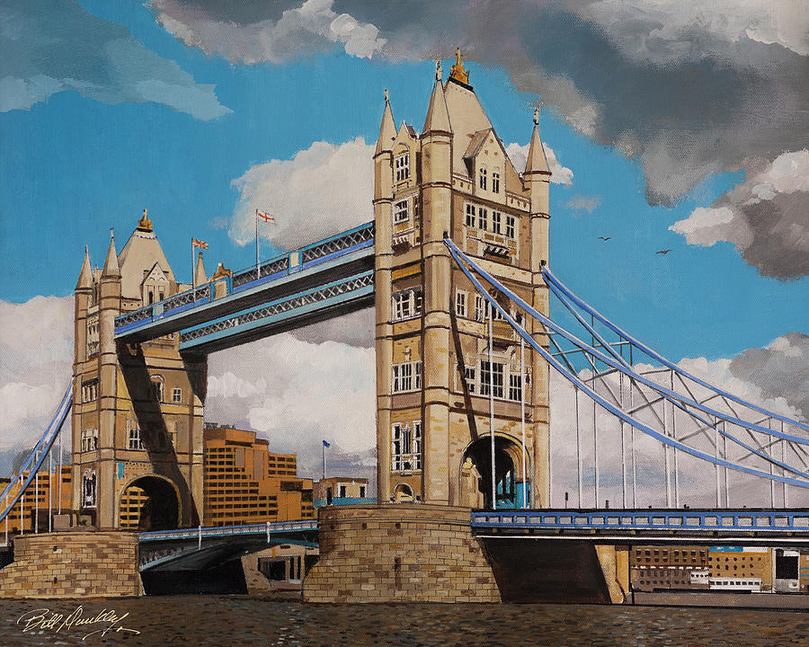 Tower Bridge London Painting by Bill Dunkley