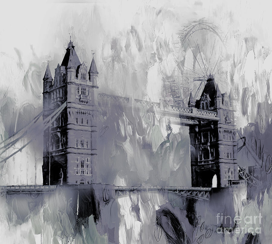 London Painting - Tower Bridge London by Gull G