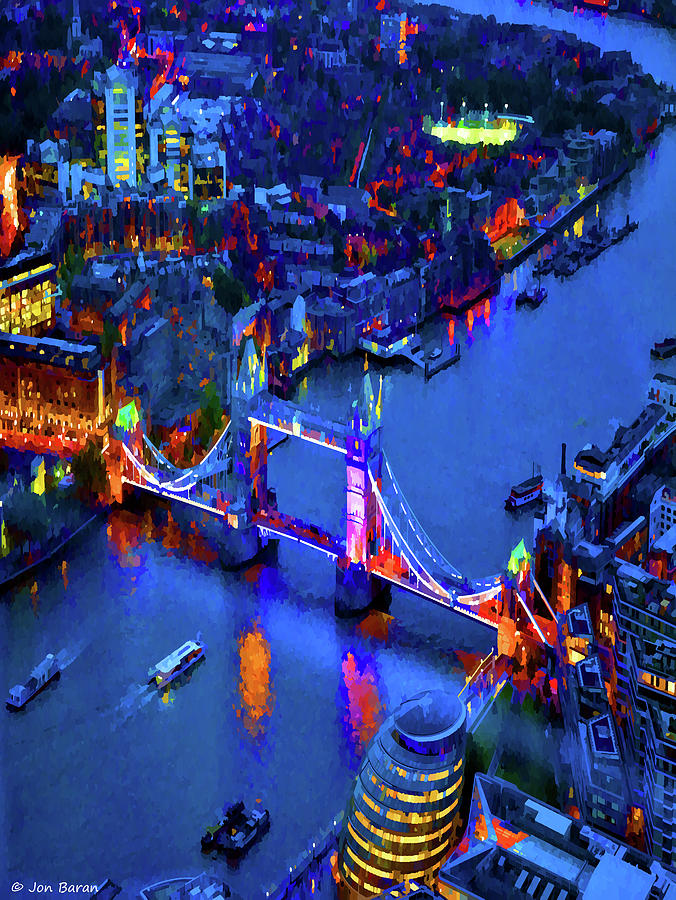 Tower Bridge London Digital Art by Jon Baran