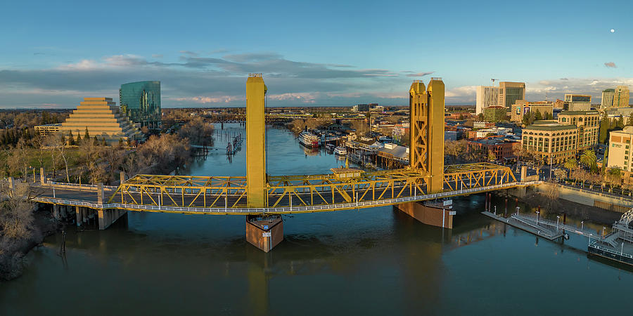 Tower Bridge Over the Sacramento River Photograph by Adam Romanowicz