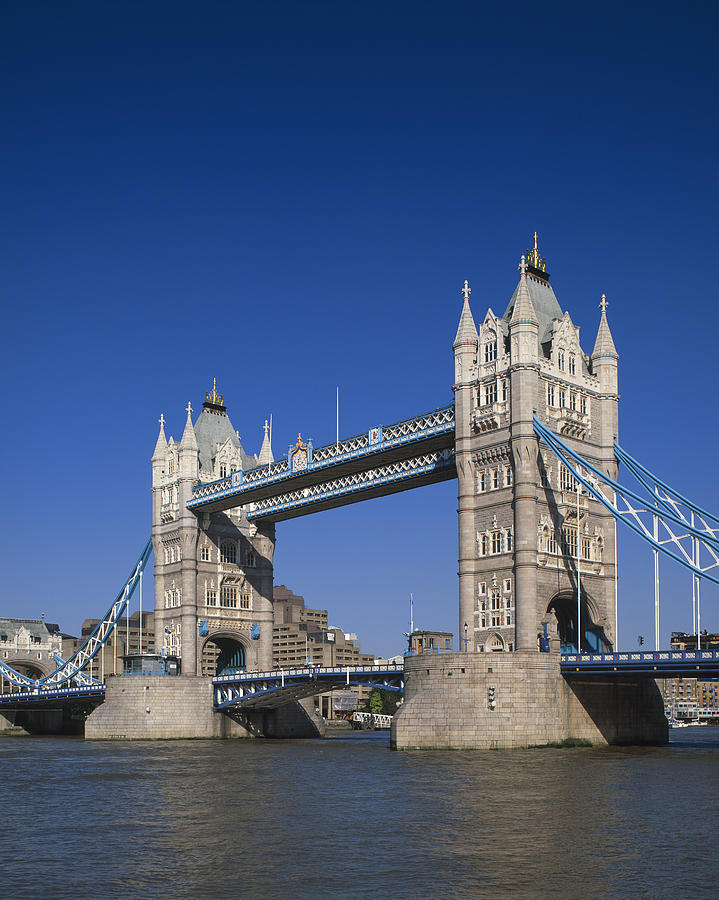 Tower Bridge, River Thames, London, England Photograph by P A Thompson