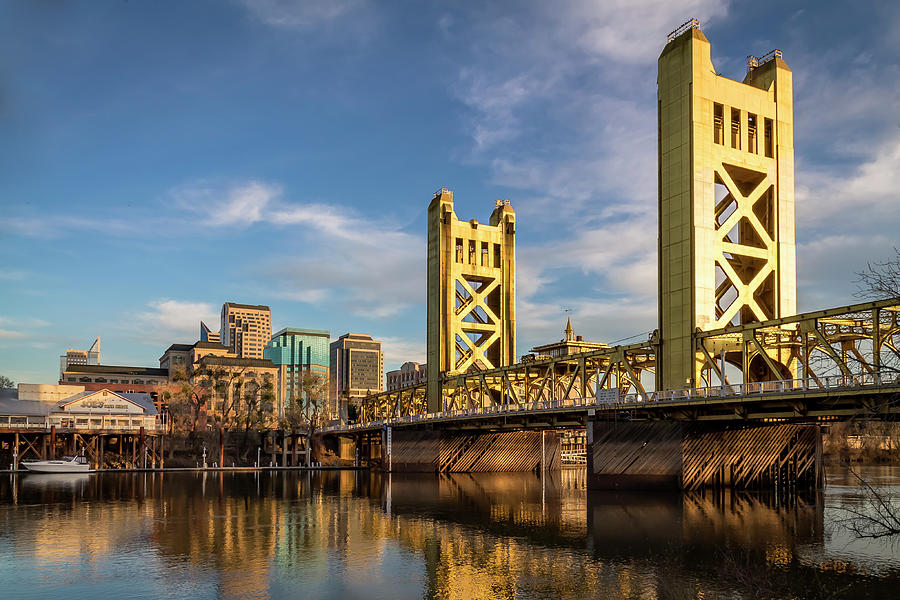 Tower Bridge Sacramento Photograph by Gary Geddes