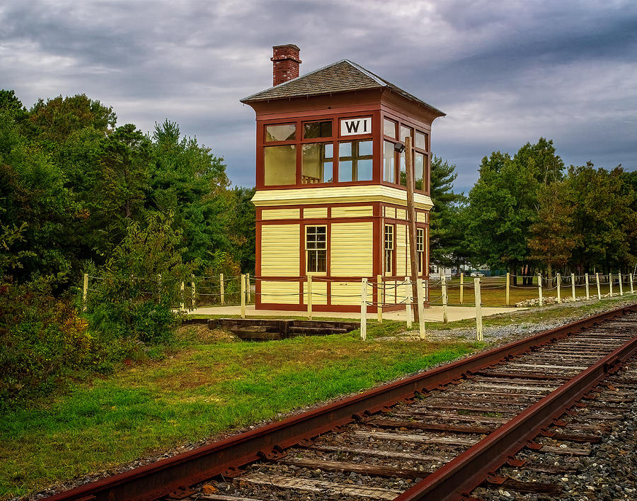 Tower by the Tracks Photograph by Nick Zelinsky Jr