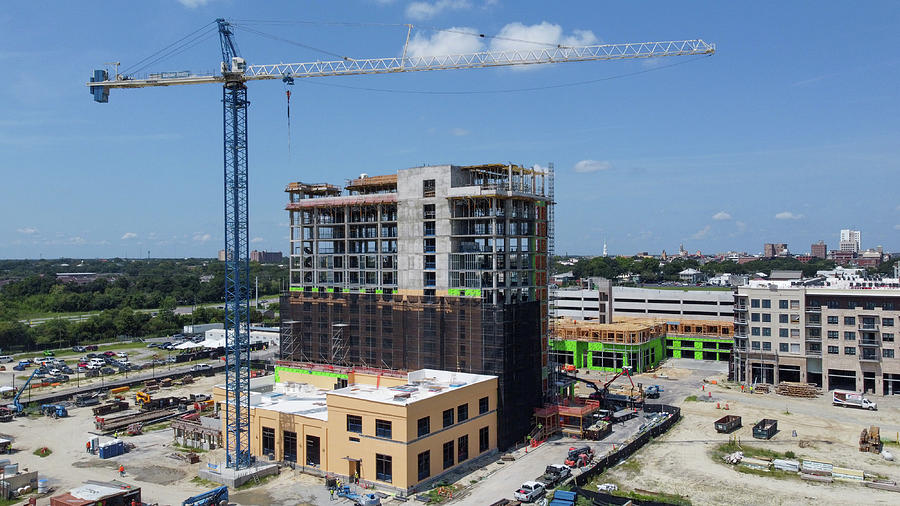 Tower Crane and New Construction Photograph by Bradford Martin