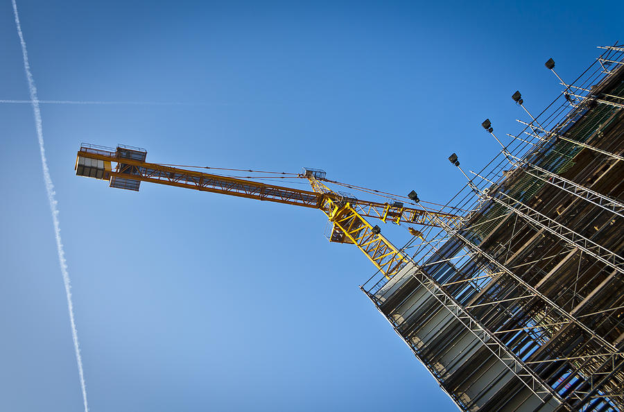 Tower crane Photograph by ewg3D
