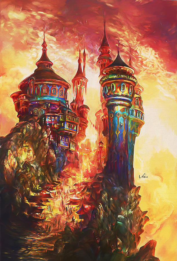 Tower of Babylon Painting by Nenad Vasic