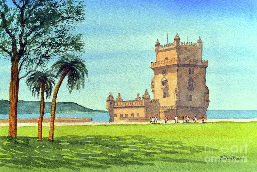 Tower Of Belem Lisbon Portugal Painting