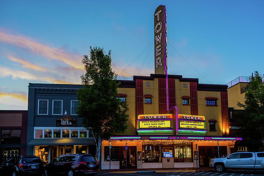 Tower Theatre, Downtown Bend Photograph by Aashish Vaidya