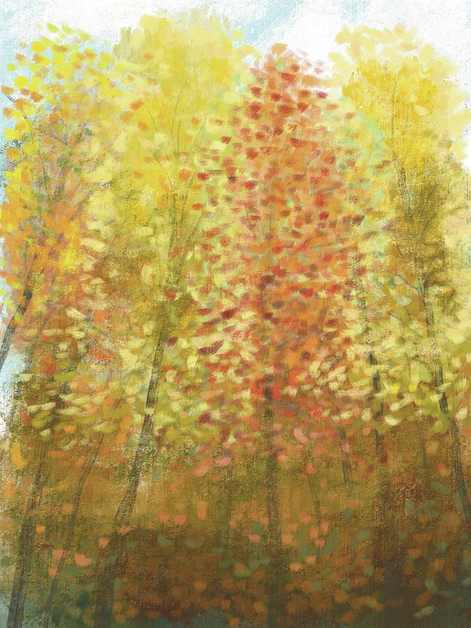 Towering Autumn Painting by Jonathan Clark - Fine Art America