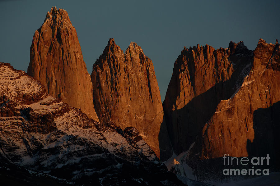 Towers at Sunrise Photograph by Patrick Nowotny