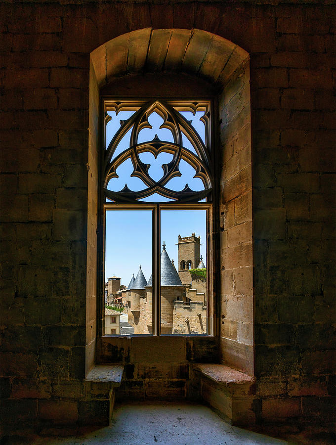 Towers ornate window Photograph by Micah Offman