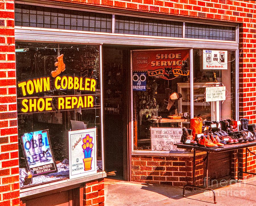 Town Cobbler Photograph by Rodney Lee Williams