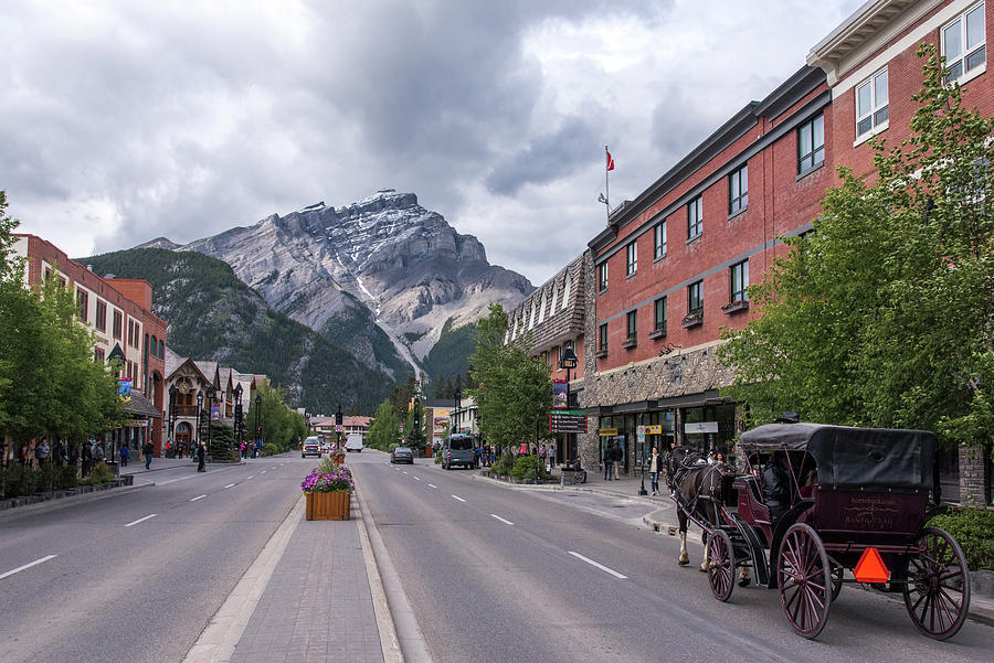 Town of Banff Photograph by Bob Cuthbert | Fine Art America