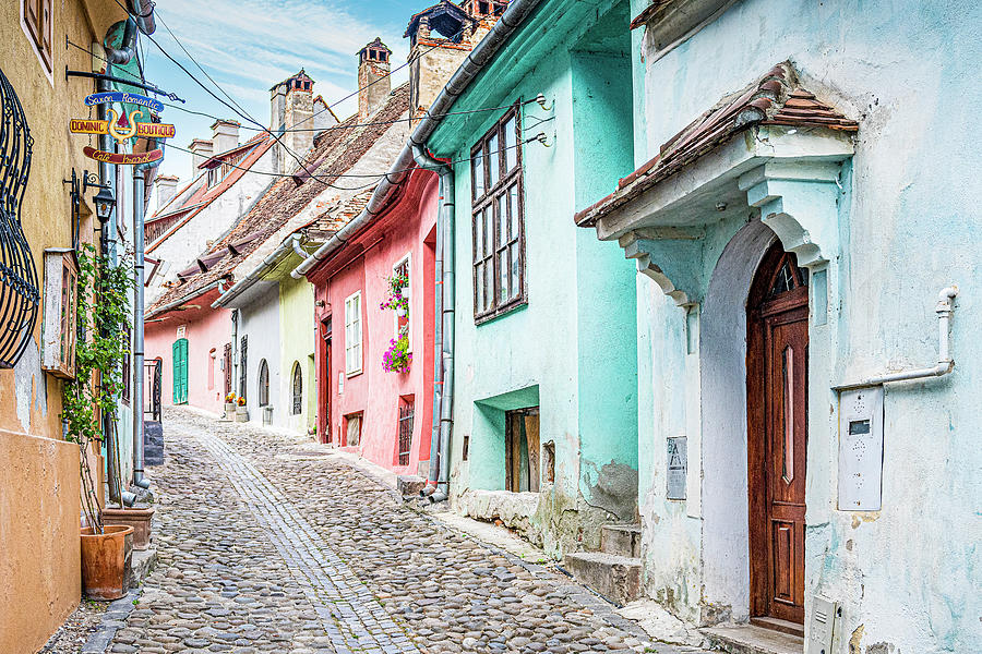Sighisoara Photograph - Town of Sighisoara by Marla Brown