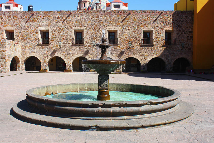 Town square Aranzazu Photograph by Ali Galvan Torres - Pixels