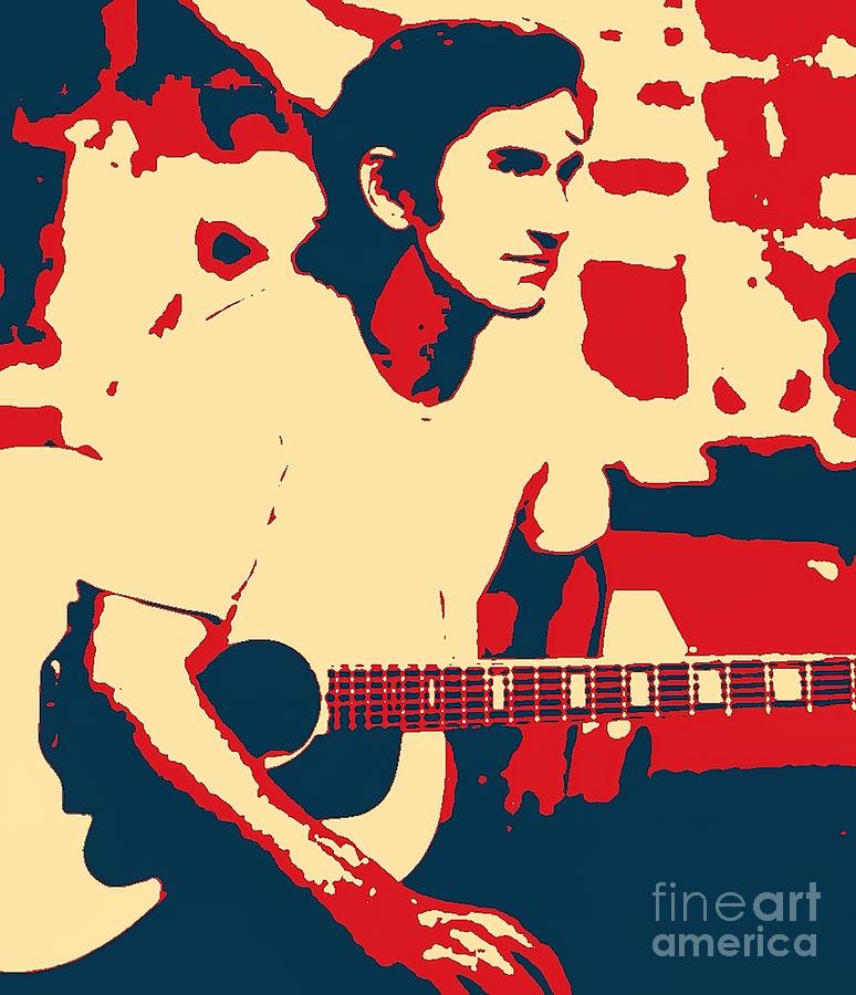 Townes Van Zandt Tapestry Textile by Robinson Jessica Fine Art America