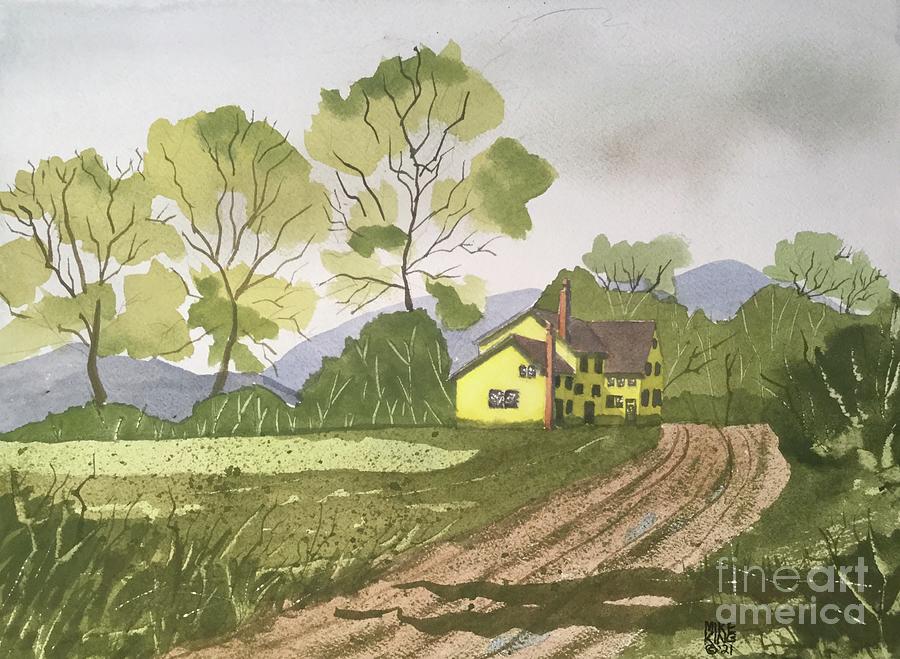Townsend Tennessee Great Smoky Mountains Painting by Mike King