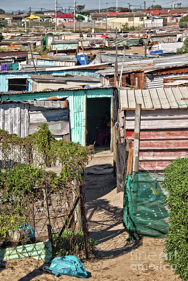 Township in South Africa Photograph by Delphimages Photo Creations
