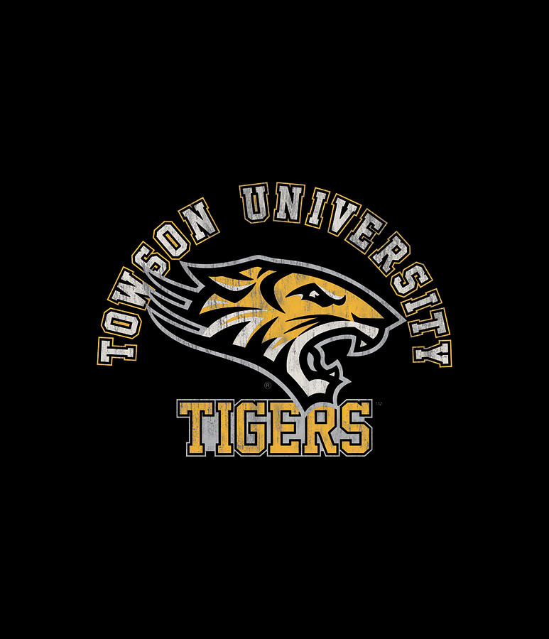 Towson University Tigers NCAA tows1004 Digital Art by Quynh Vo