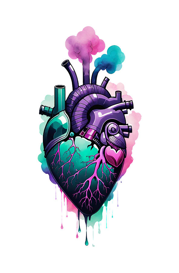 Toxic Heart Digital Art by Stephanie Hollingsworth