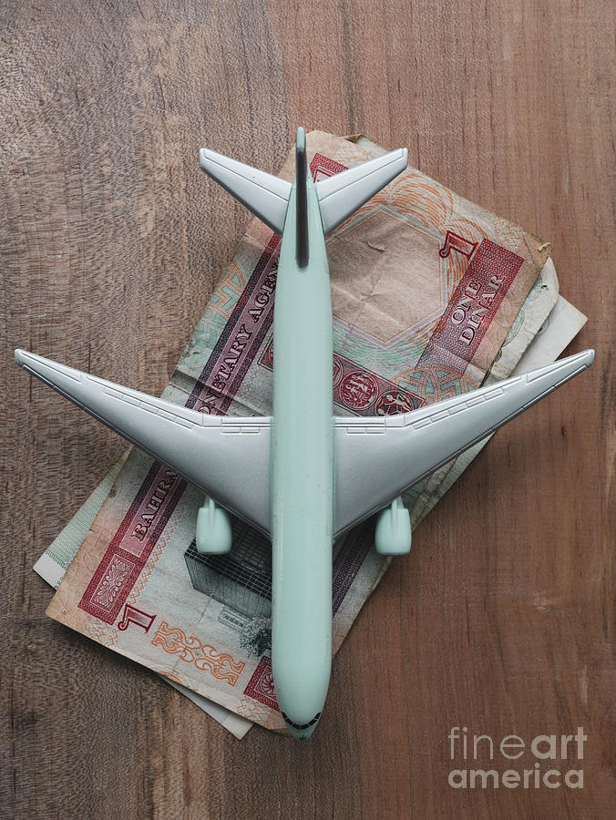 Toy Airplane Currency Photograph by Edward Fielding