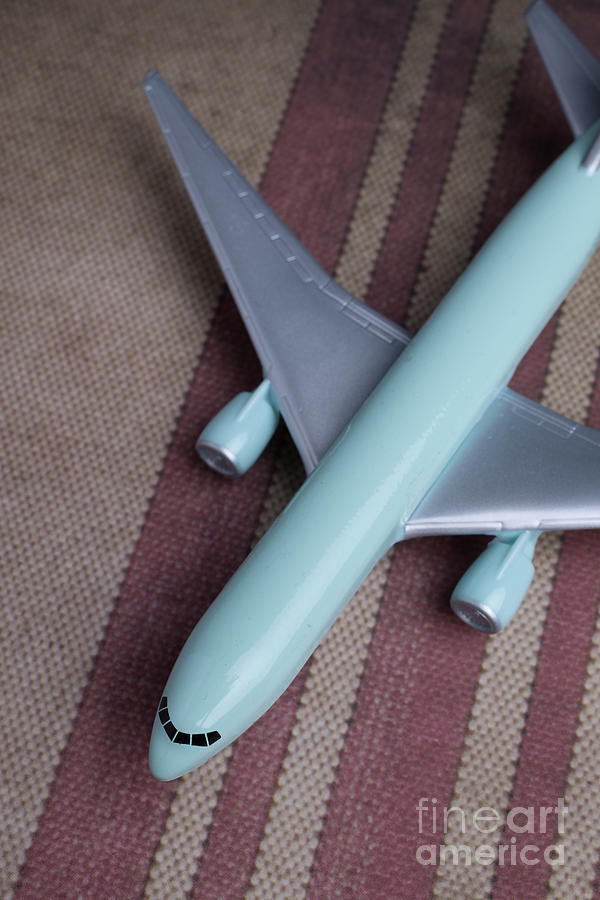 Toy Airplane Travel Still Life Photograph by Edward Fielding