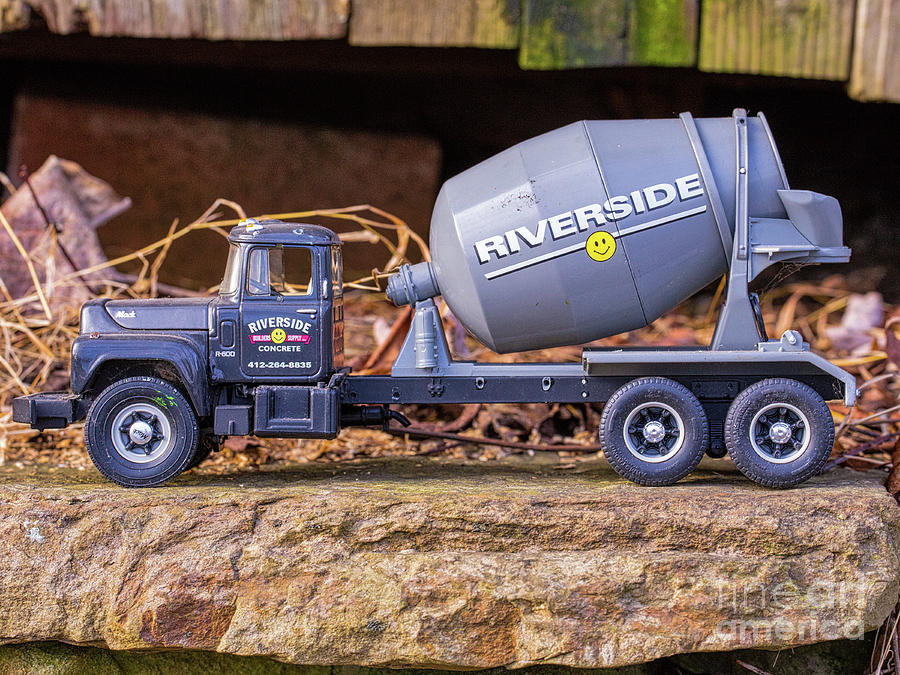 Toy Concrete Delivery Truck Photograph by Randy Steele
