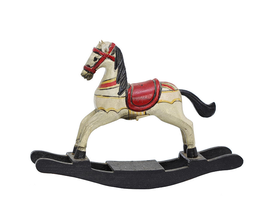 Childrens toy rocking horse design Photograph by Tom Conway
