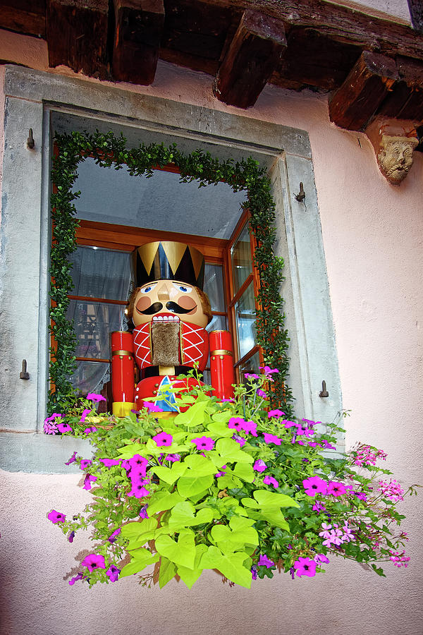 Toy Soldier in Window Photograph by Sally Weigand