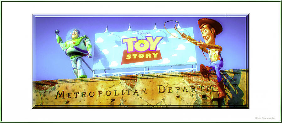 Toy Story Sign, Walt Disnet World Photograph by A Macarthur Gurmankin