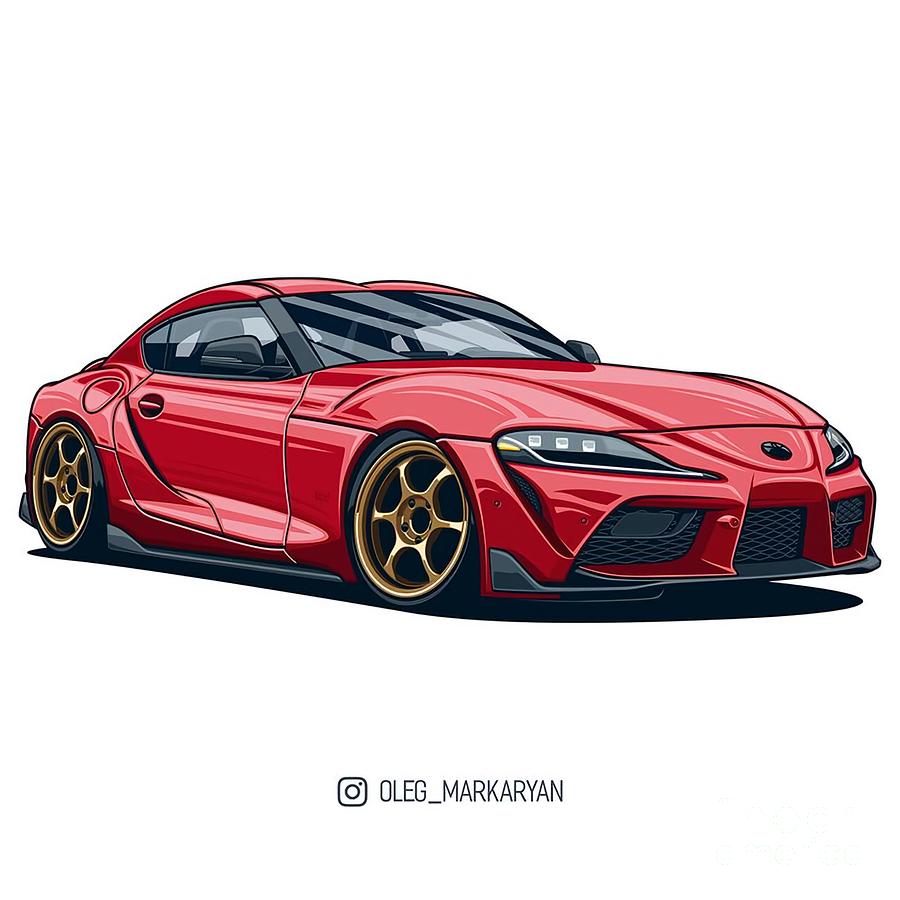 Toyota Supra 2020 Red Photograph by Toyota - Fine Art America