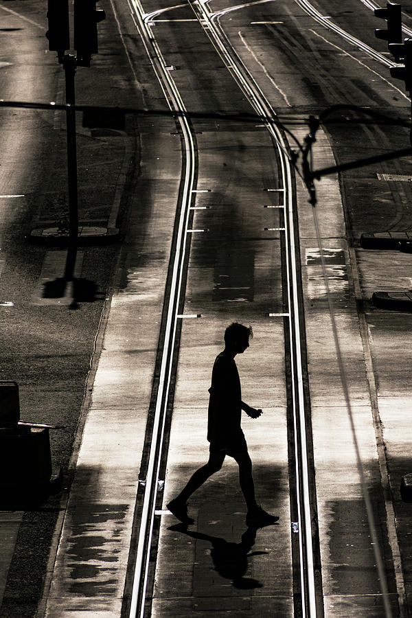 Track man Photograph by Alexander Farnsworth