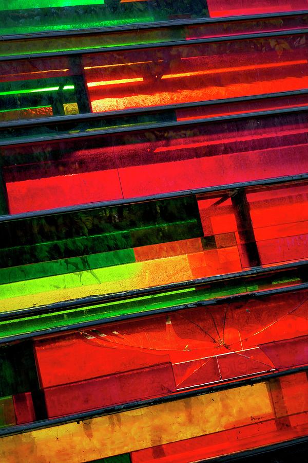 Abstract Photograph - Track Star by Skip Hunt