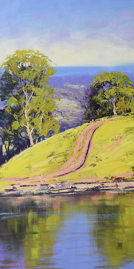 Track To The Dam Painting