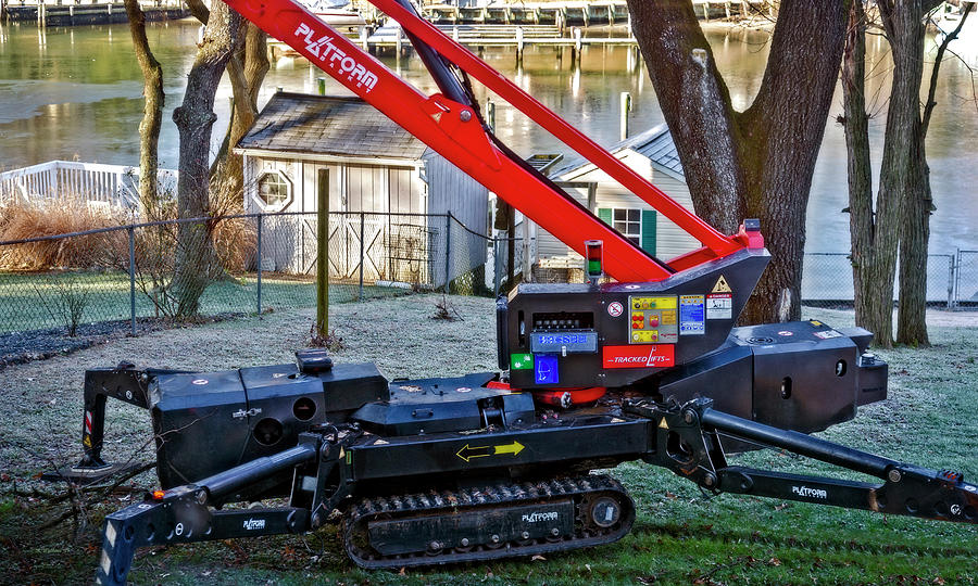 Tracked Lifts Platform Basket Photograph by Brian Wallace Tracked Lifts Platform Basket Photograph by Brian Wallace
