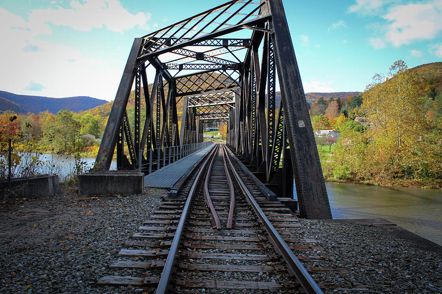 Tracks through the Bridge Photograph by David Kipp