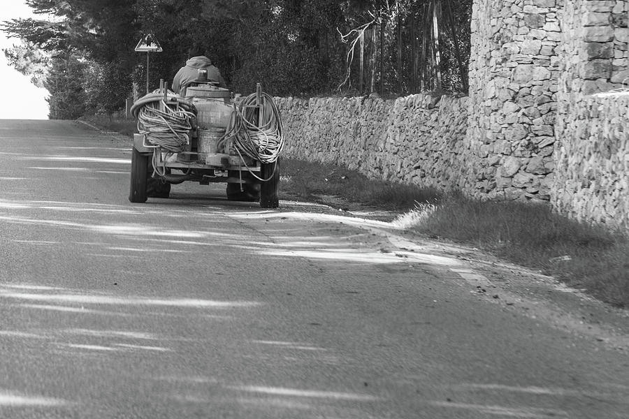 Tractor in countryside of Italy Photograph by John McGraw - Fine Art ...