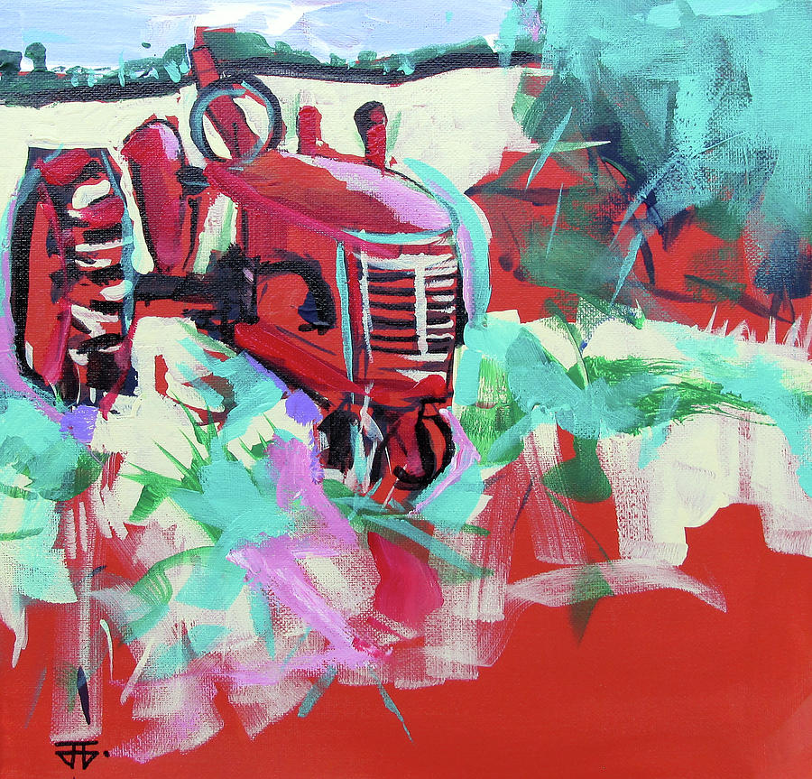 Tractor Painting by John Gholson