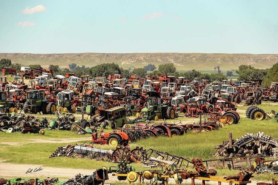 Tractor Junk Photograph by Bill Kesler